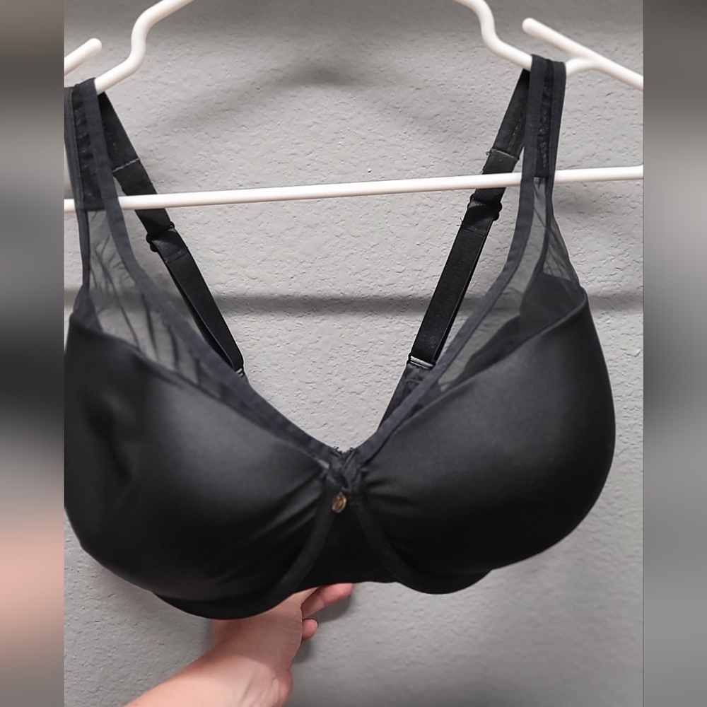 Elegant Black Sheer Bra